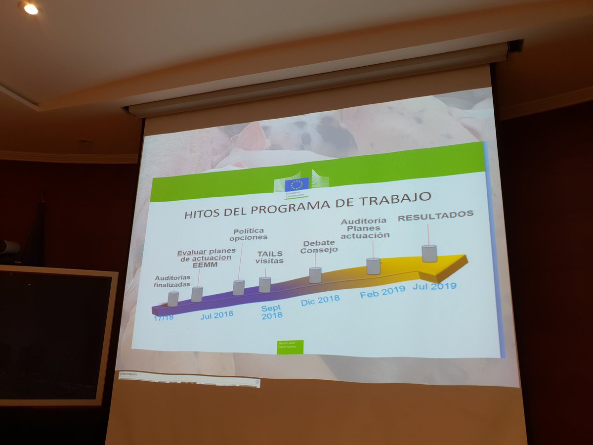 OLGAMINGUEZ_'s tweet photo. Today "tails Mission to Spain" in order to assist member states and the #pigsector in preventing tail-biting and avoiding routine tail-docking of pigs https://t.co/B8LuVM3Cnd