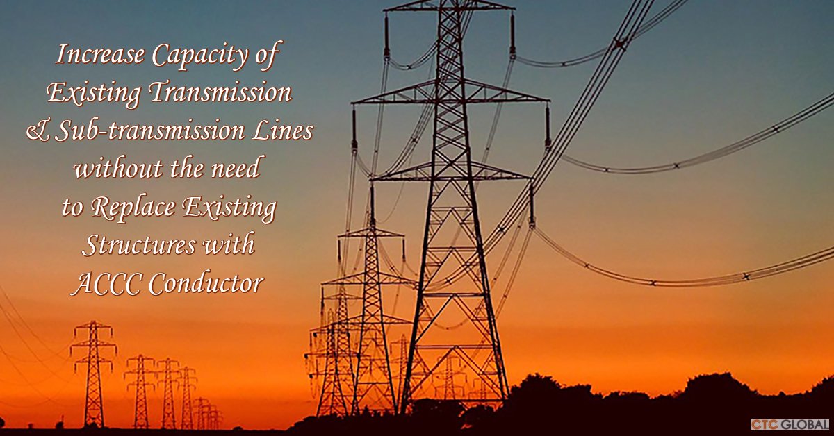 CTC_ACCC's tweet image. As climate change continues to increase the frequency and severity of weather related events, the added #capacity offered by CTC Global’s #ACCCConductor is more important than ever to prevent outages &amp;amp; the extreme economic impact &amp;gt;&amp;gt; bit.ly/2lEFAzW
#HCLSConductor