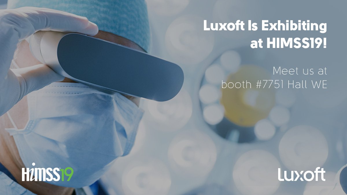 luxoft's tweet image. We support our #Healthcare clients to define their objectives, assess their #ITinfrastructure & deploy #blockchain. Book a meeting now at #HIMSS19: bit.ly/2CRWT6G