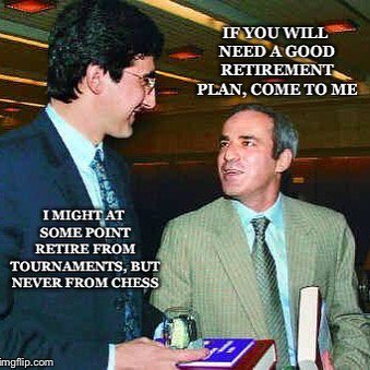 SidChess18's tweet image. Live long legendary Kramnik, you will in our hearts.
#chessbase #chessmeme #chesslife #KodeOfCings @chesscom_in @Anna_Chess @agadmator @tschessindia
