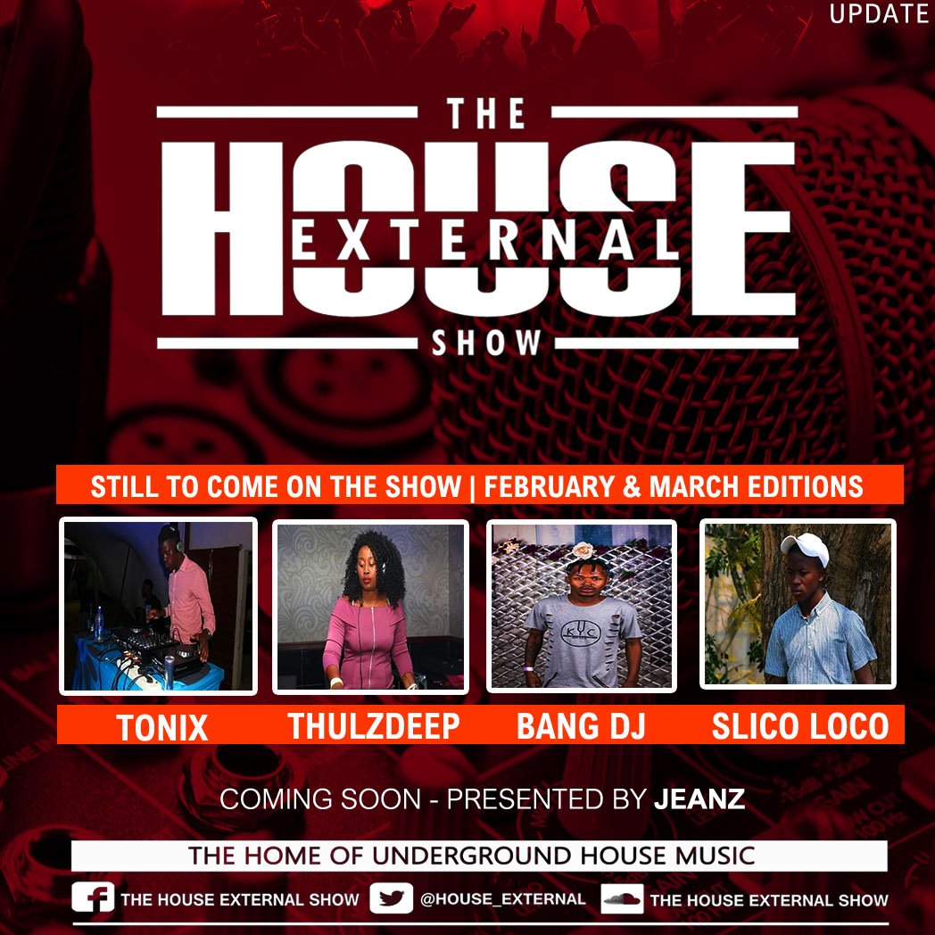MatomeDikgale's tweet photo. Hi there friends. Here's what you can expect on the February and March editions of the show.
#housemusic #podcast #deephouse #mixes #radioshow #DJs #2019editions #WeAreHouseExternal https://t.co/yWFEnmjrcA