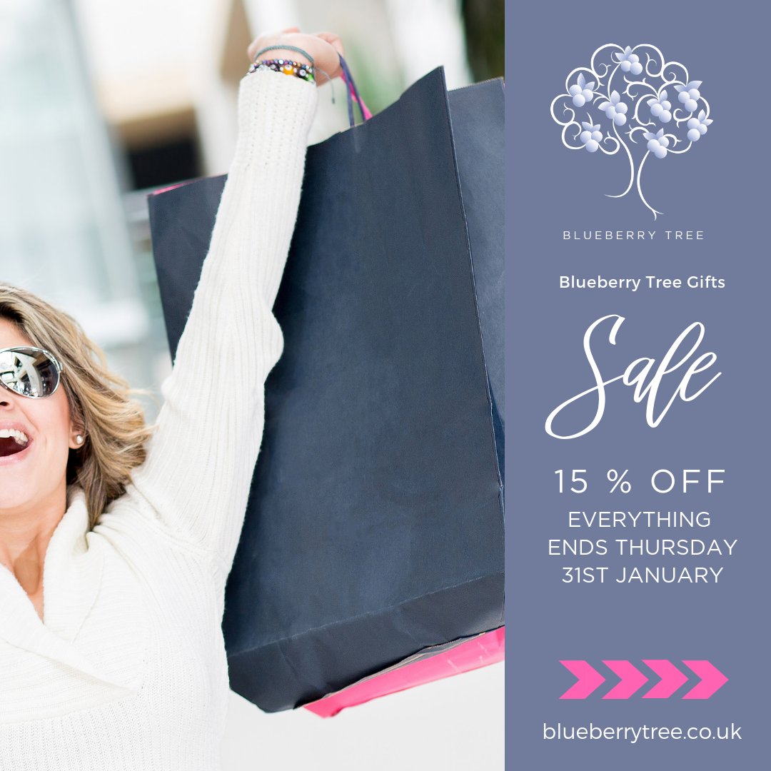BlueberryTreeUK's tweet photo. Still time left to grab a bargain in our sale. Shop Katie Loxton, Sophie Allport, Joma Jewellery and much more, all with 15% Off for the duration of January. 
 Shop Now at https://t.co/2vhOqIPHK2💜💜💜 
.
#sale #giftideas #jomajewellery #katieloxton #sophieallport
SECONDS AGO https://t.co/LSfh4yRriH
