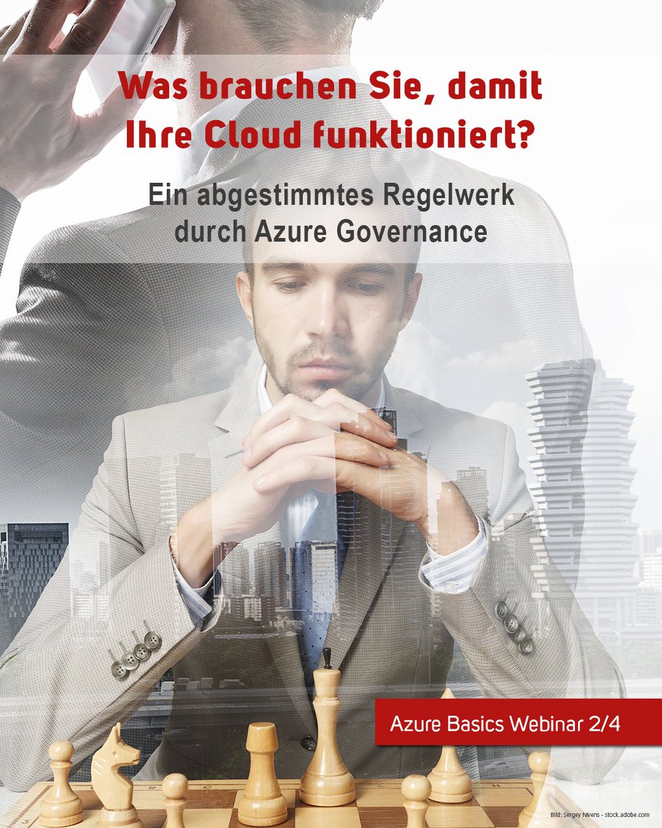 ericberg_de's tweet image. Morgen ist es so weit - #AzureBasics Webinar "Azure Governance – Warum es besser ist, einen Plan zu haben!?" comparex.de/AzureBasics #Webinar #Azure