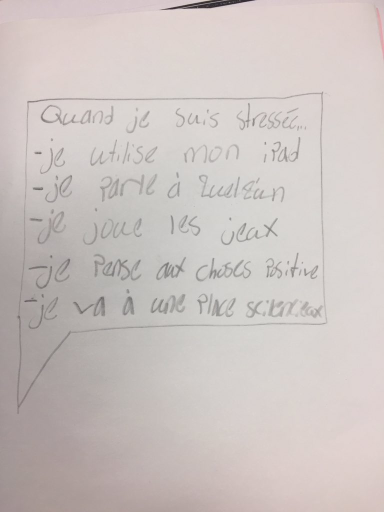 MmeChinFSL's tweet photo. #BeIlLetsTalk We talked about how stress can be positive in motivating us to do our best. We also discussed how it can be negative, resulting in shutting down. We need to talk about how we feel and find positive ways of coping. #wellbeing #mentalhealthmatters https://t.co/tRad4CN9jX