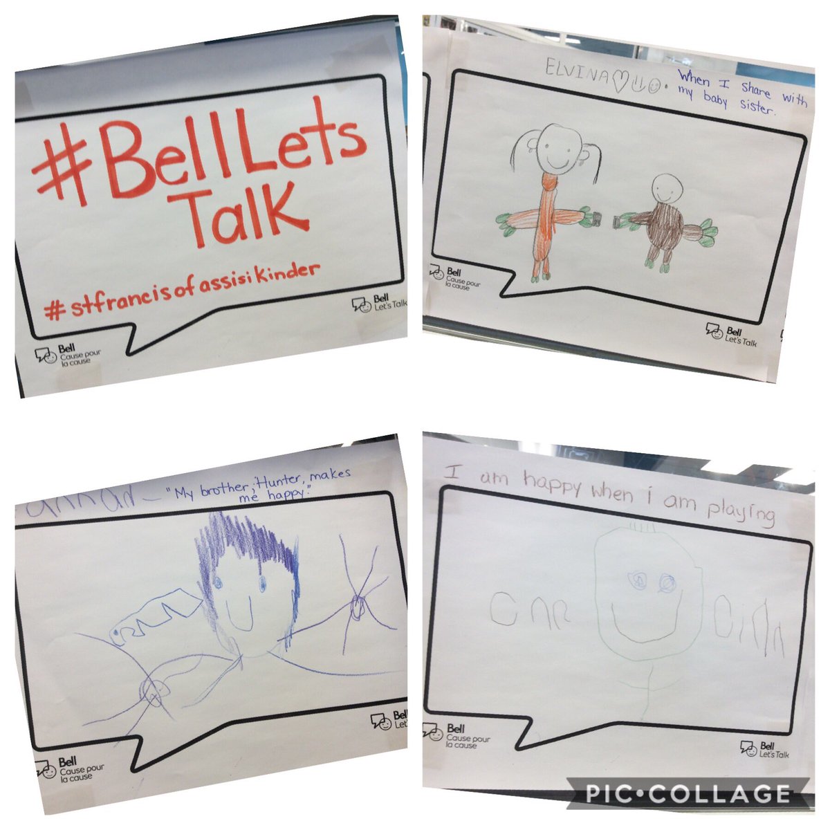 somers_smith's tweet photo. Talking about things that make us happy and calm @alcdsb_stfa @K_2Wolfpack #BellLetsTaIkday #BellLetsTalk #stfranciskinder https://t.co/VG9xUo7Sz7