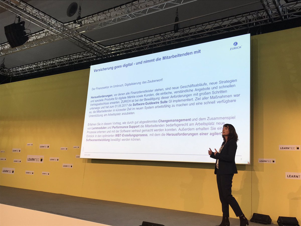 #LEARNTEC2019: die Zürich Gruppe präsentiert, wie sie digital werden will. Mit diesem Auftritt #digitalesLernen