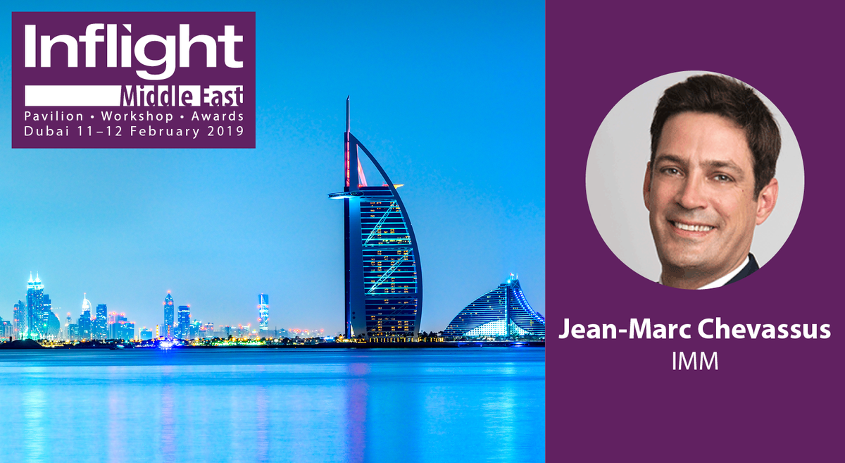 inflightmag's tweet photo. Joining Thierry as a panellist is Jean-Marc Chevassus from IMM! #InflightME2019 https://t.co/jO5iN91gWR