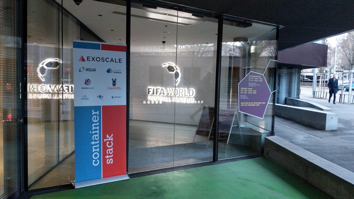 containersoluti's tweet image. Some of our team are in Zurich today and tomorrow for @container_stack Full house for our @michmueller_ today! #containerstack