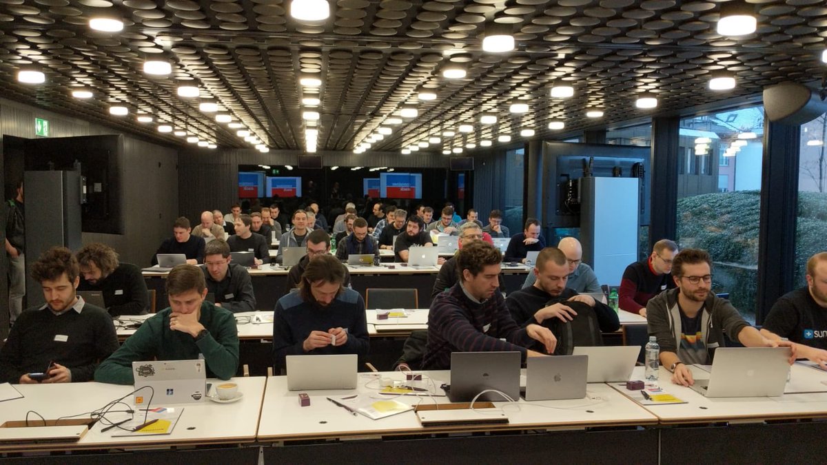 containersoluti's tweet image. Some of our team are in Zurich today and tomorrow for @container_stack Full house for our @michmueller_ today! #containerstack