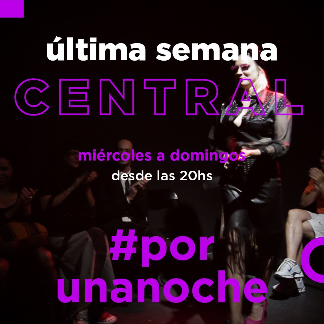 MicroteatroBA's tweet photo. Última semana de #PorUNANOCHE 😱😱😱😱
.
Desde las 20hs, vení a despedir las noches mágicas de la #SesiónCentral en @MicroteatroBA 🌙. 

¡No te lo pierdas! ❤
.
#Microteatroba #Teatro #Enero #Palermo. https://t.co/YFXyupN60a