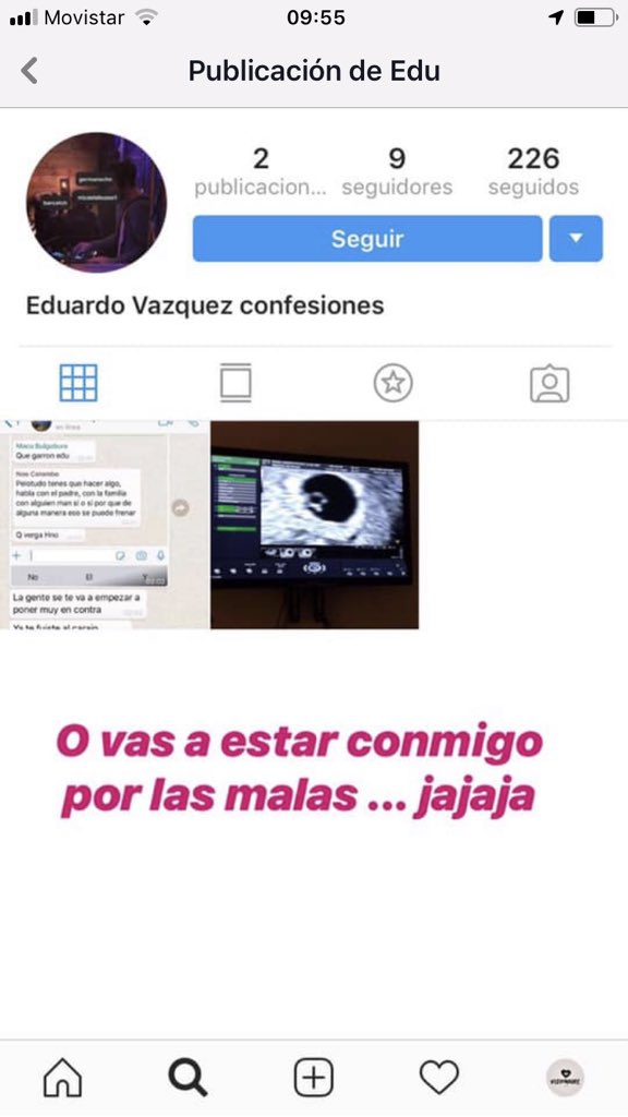 djeduvazquez's tweet photo. MAS de 200 escraches en fbk Instagram falsos, viles humillaciones, sumado a su familia ausentes negadora. MICAELA BUSSO hace más de 10 meses me extorsiona diciendo si no vuelvo con ella seguirá escrachandome, deje de hacer lo único que me hace feliz, tocar. Estoy muerto en vida https://t.co/DRWgtJx1EY