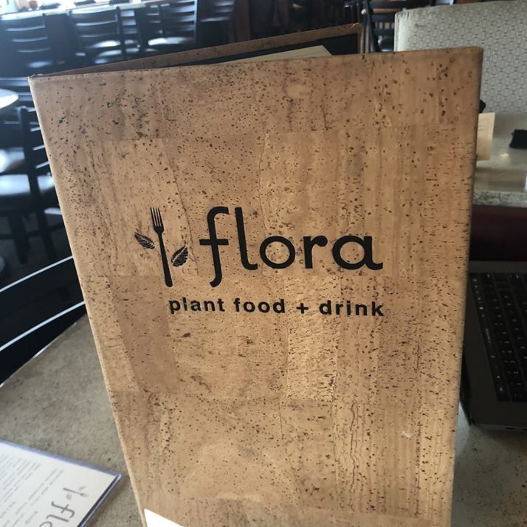 Our seasonal menu celebrates plants and is by nature vegan.  In the interest of staying with what is seasonally available and to keep interest and passion in what we offer, the menu will change frequently.  Please call us about our weekly specials. florawehal.com