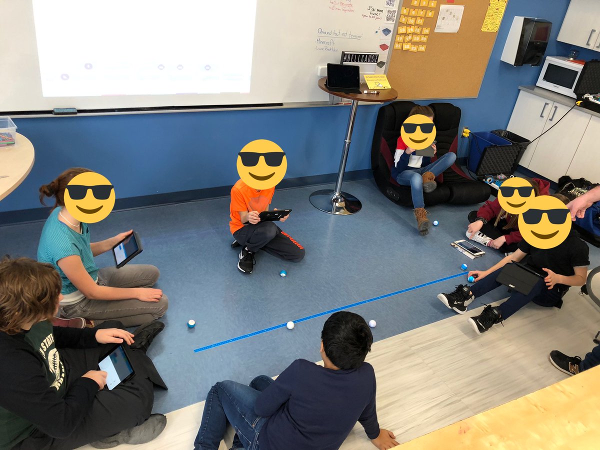 CarlParent13's tweet image. On programme la multiplication avec des Sphero Mini! #codemath #bellcause