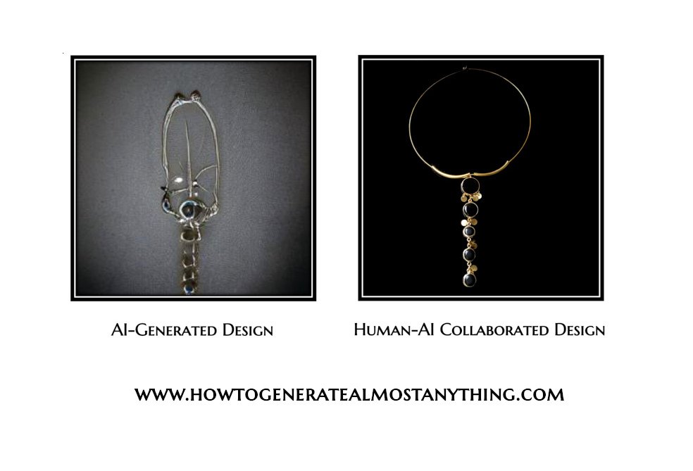 howtogaa's tweet image. For the 11th episode of How to Generate (Almost) Anything, we present you human-AI collaborated jewelry! In collaboration with the jewelry artist Erin Genia @eringenia. Learn more at: howtogeneratealmostanything.com/jewelry/2019/0… #ai #jewelry #biggan #ganbreeder #mit #medialab