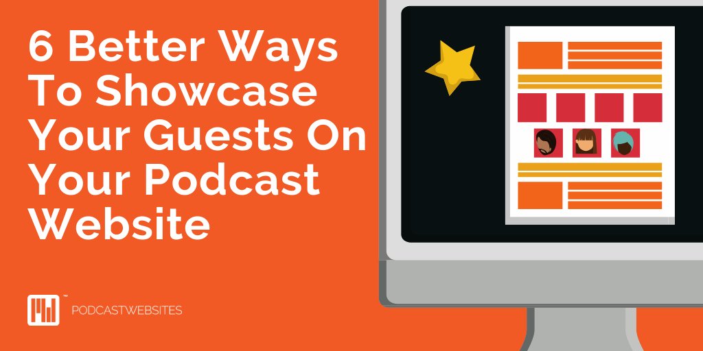 Headshots are boring. Learn a better way to show who's on your podcast with these tips about how to showcase your guests on your website:  podcastwebsites.com/2019/01/showca…