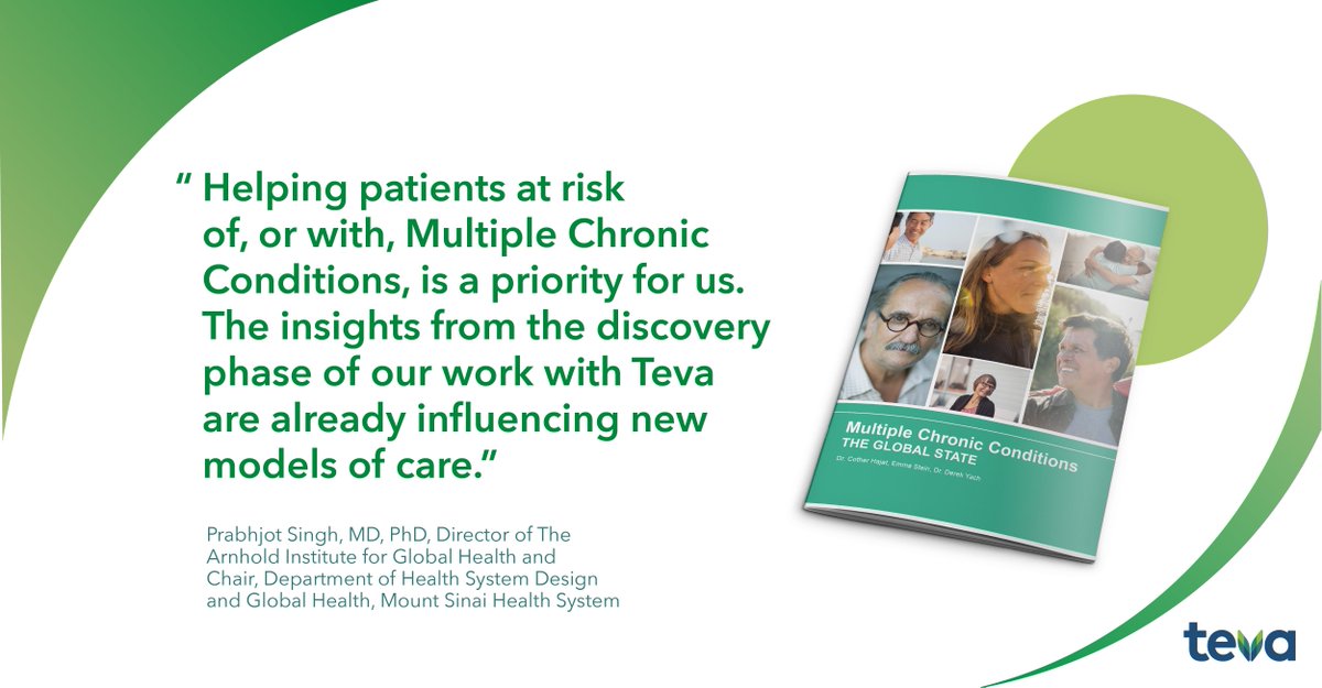 TevaUSA's tweet photo. #MultipleChronicConditions affect 2 in 3 adults over 65. Helping patients with MCC is an important priority for us. Learn more in our global report: https://t.co/hS2OPToy52 https://t.co/CpQLjFyWzN