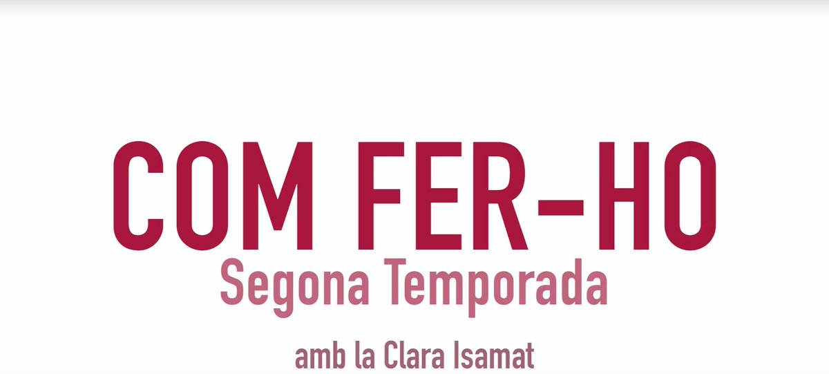 LaConca51's tweet photo. Demà a les 9h del matí estrena del teaser de la segona temporada de la sèrie "Com fer-ho" amb la sommelier @ClaraIsamat i el suport de la @DOCatalunya. No us el perdeu! https://t.co/SGrLnjDDCK