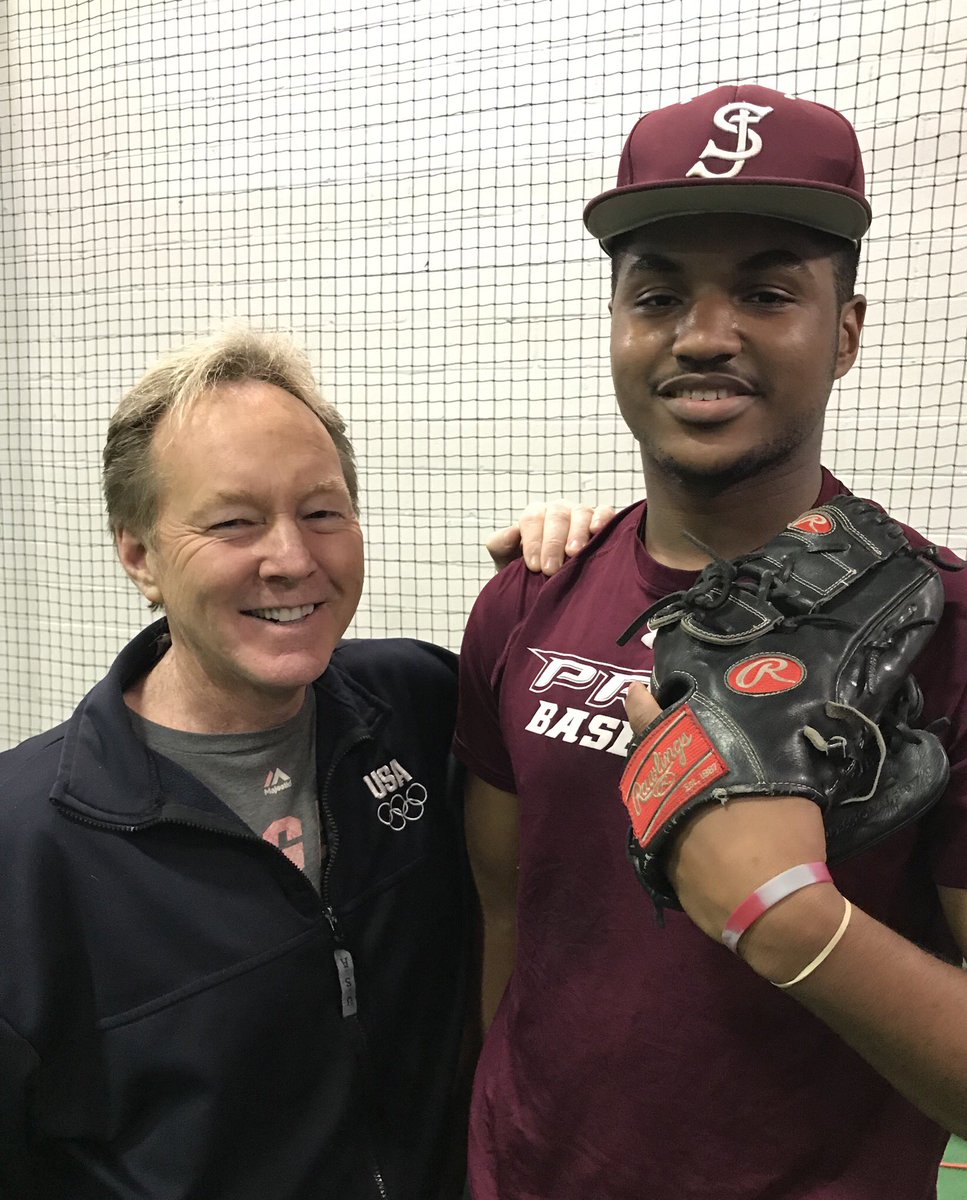 ChuckBushbeck's tweet photo. #FullArmor Baseball #InTheLab working the #KineticChain last night with strong senior RHP Joseph Richardson #StJosephPrep HS, PA touching 93mph last year heading to #BucknellUniversity https://t.co/WXlss2KHW7