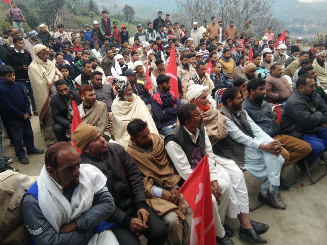Addressing Public Gathering at Lowakhi in Panchayat Showa