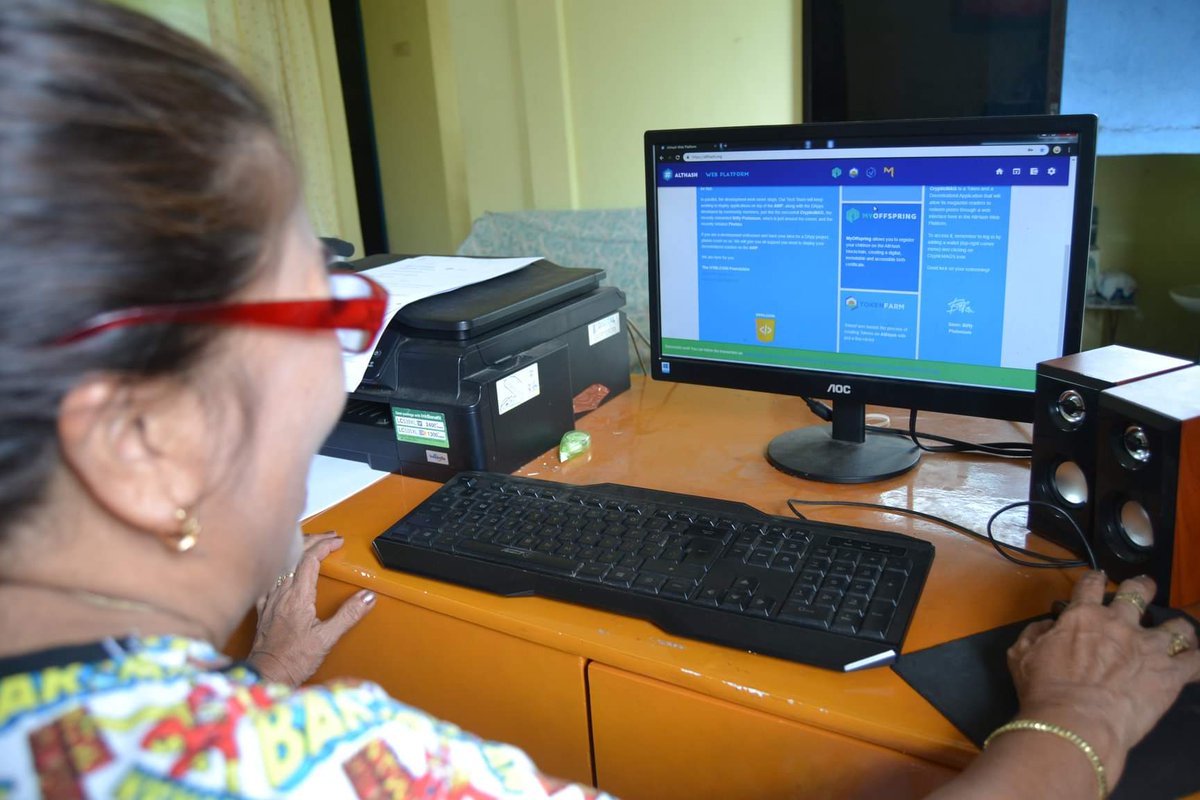 This is the first clinic in the #Philippines to adopt blockchain technology and it's chosen the Myoffspring #DApp on Althash.

WFMC clinic manager, Rhodora Cosadio as seen in the photo, is registering newborn babies in the MyOffSpring DApp. 

Hosted by the #Althash #blockchain!