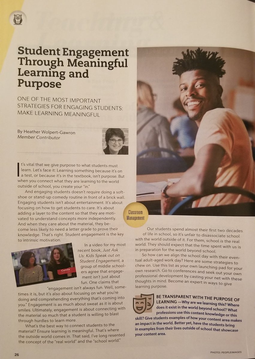 FCPSAccelerates's tweet photo. Student Agency: "Engagement is as much about sweat as it is about smiles. Ultimately, engagement is about connecting with the material so much that a student is willing to blast through hurdles to learn more." #FCPSALP https://t.co/xY161lYIlq