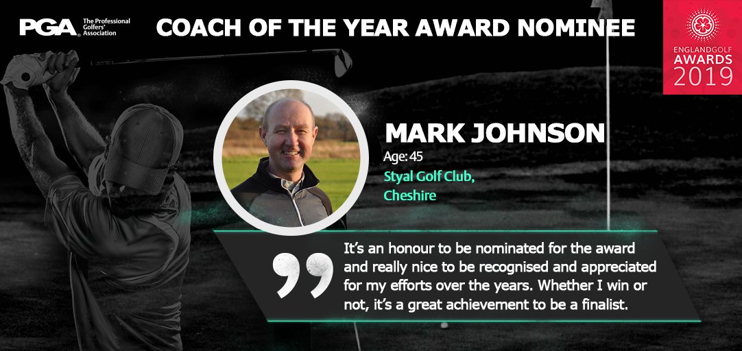 ThePGA's tweet photo. This week we're taking a closer look at the four PGA professionals in the hunt to be crowned @EnglandGolf's Coach of the Year.

Today we look at Mark Johnson from Styal Golf Club 

Learn more here 👉 https://t.co/A0pMZX4PrC https://t.co/6tcBHnm1EM