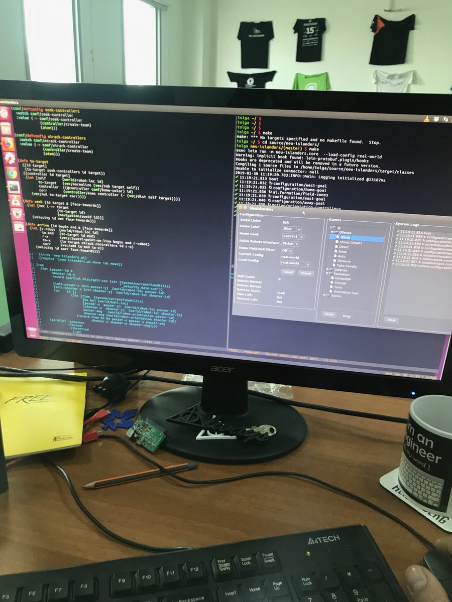 NeuRoboticsLab's tweet photo. Working hard…
Çalışmalar devam ediyor…
#technology #robocup #robocup2019 #robotlove #engineeringlife #neuroboticslab #igers #newindustrialrevolution #artificialintelligence #neuislanders #neareastuniversity #yakindoguuniversitesi #ydü #robotik https://t.co/KhViCptsH8