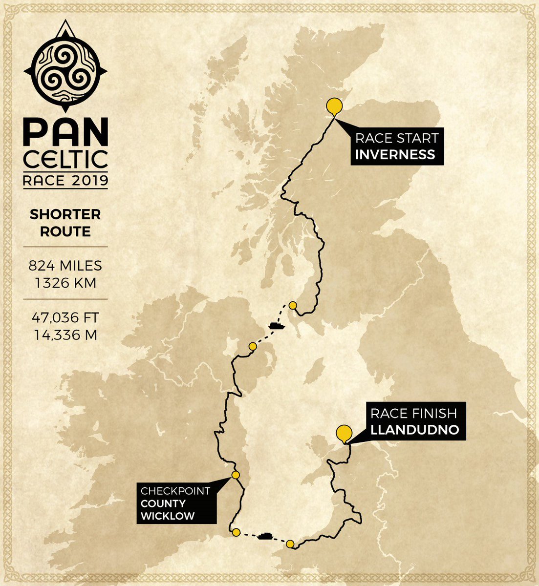 dotwatcher's tweet image. The inaugural @PanCelticRace will arrive in July 2019. Who&apos;s riding this Celtic adventure? #Dotwatcher