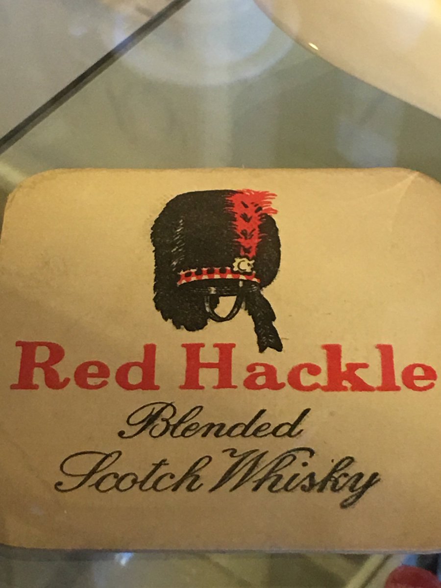 Methil Heritage Centre (@methilhc) on Twitter photo This is lovely #vintage beer mat for #redhackle #whisky #theangelsshare This is lovely #vintage beer mat for #redhackle #whisky #theangelsshare