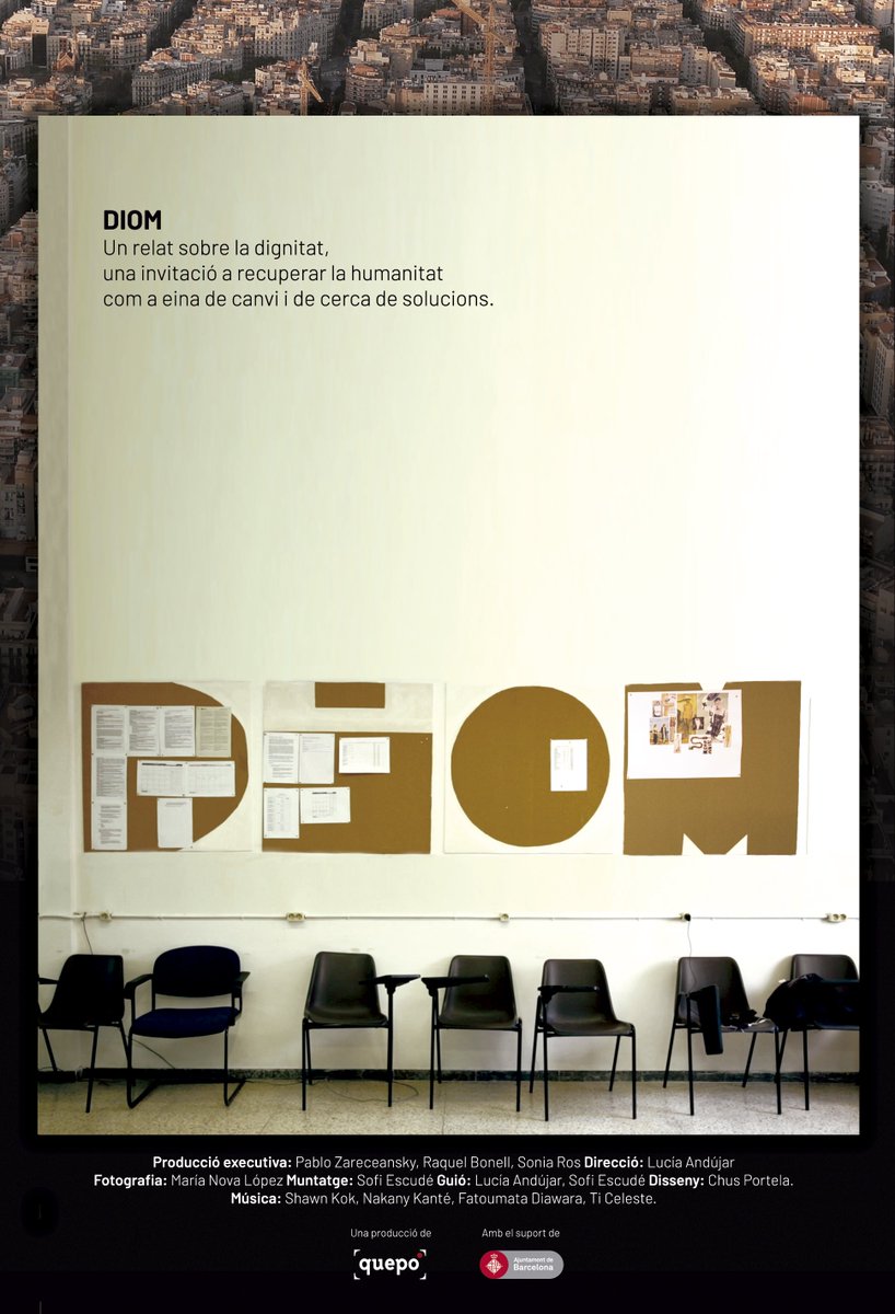 quepo_org's tweet photo. Aquest divendres 1 a les 18h, portem #DIOMdocu a #CiutatVella! Projecció i col·coloqui en el @ConventAgusti. Amb membres de @diomcoop, acompanyats por @Mescladis, @eicascantic i Assoc.Catalana de Senegalesos. Activitat gratuïta. Comparteix! https://t.co/Ckde1h3oha