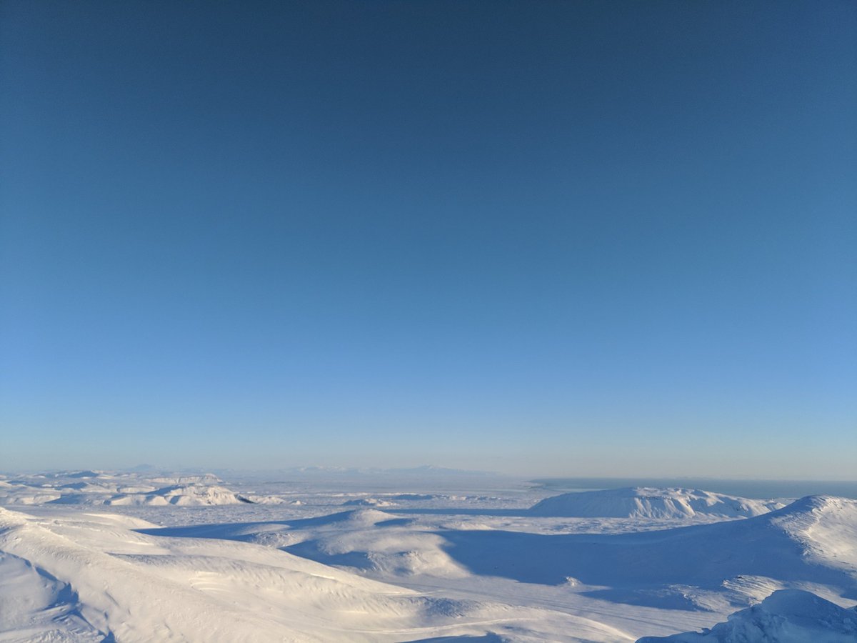 RVKsightseeing's tweet photo. Not to shabby the view from the top of our local ski hill. #iceland #skiing #snowboarding https://t.co/T8wTBM9SR7
