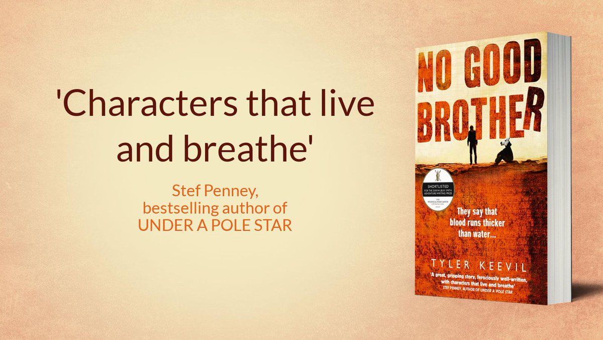 BoroughPress's tweet photo. Shortlisted for the Wilbur Smith Adventure Writing Prize 2018, @TylerKeevil's gripping novel, No Good Brother, is out now in paperback! https://t.co/0jPfcd6LzZ

🏃‍♂️🏇 #NoGoodBrother https://t.co/gd46yDS6Py