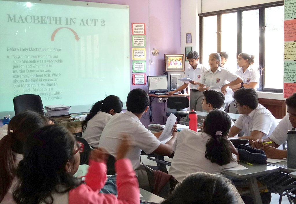 BSC_SSEnglish's tweet photo. #PeerLearning during #Year10 #Literature lessons! ๐๐
When do you understand something thoroughly? When you can #teach it!๐
#Presentations #Macbeth #LearningMadeFun #HappyDays #IGCSE #FocusedStudents!
@BSColomboLK @BSC_Principal @BSC_SSHead @BSCAlumni1 #GOBSC๐ https://t.co/BCx1Wb3QTT