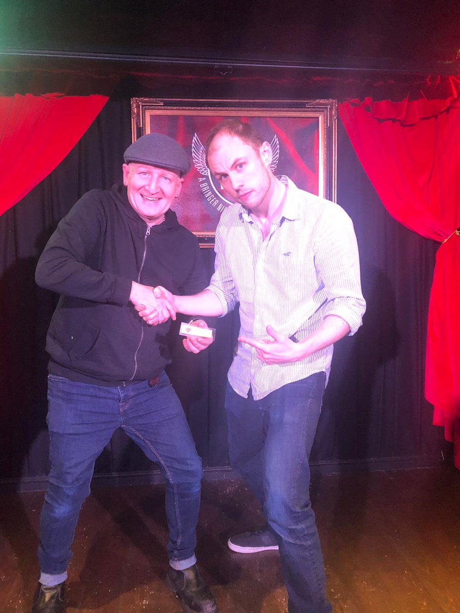 ComedyVirgins's tweet photo. OUR HEAT B FINALISTS!! Hubert Mayr Michael Akadiri Adam Brides Barra MacConmara &amp; ShirlNDave Bursary winner Henry Reading! On to Heat C tonight with MC @twix_choc87 ... pub opens 5pm, show starts 7.30pm @CavendishArms #cvmt19 #comedyvirgins https://t.co/STUzWSCWFj https://t.co/DtmDQvTbca