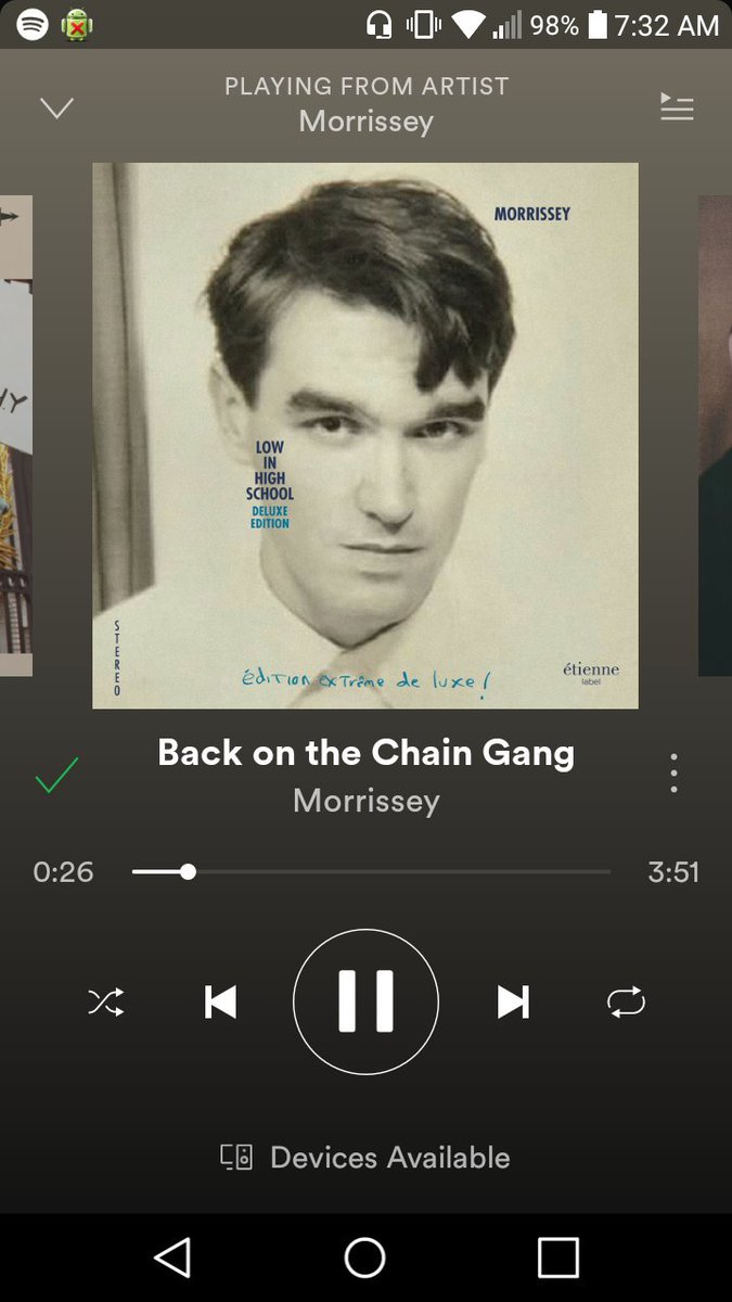 BetRen's tweet image. @officialmoz #Morissey #backonthechaingang @Spotify