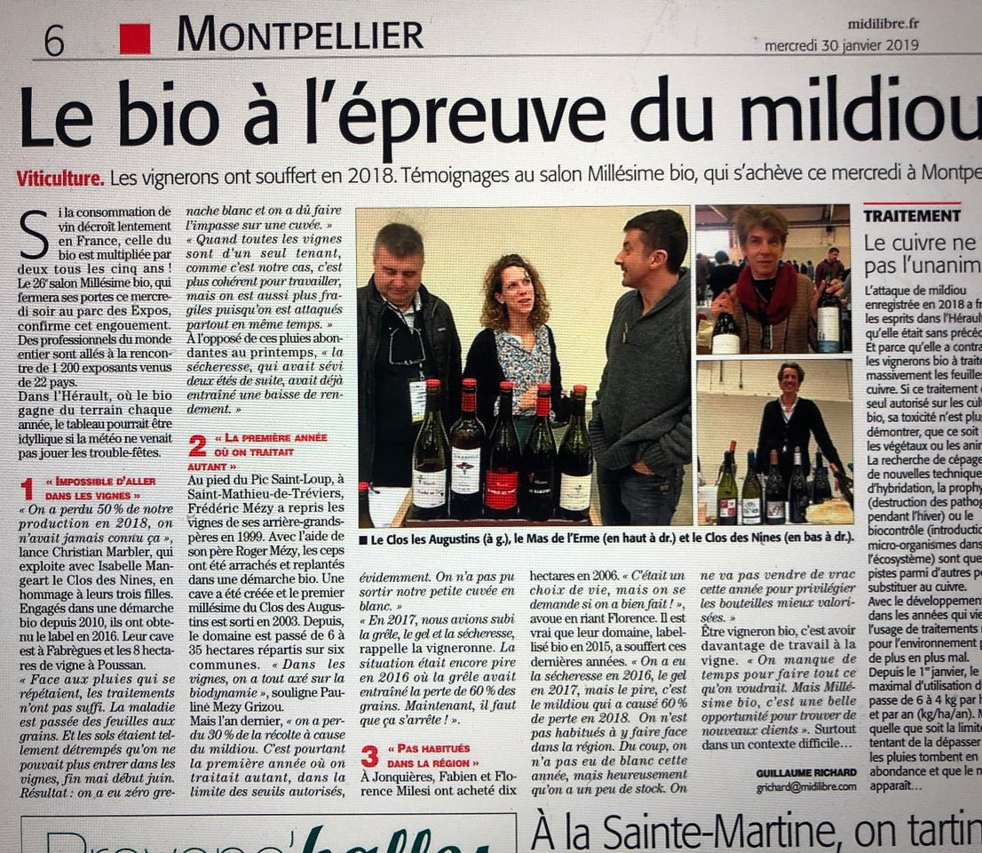 CLOS DES AUGUSTINS tweet media