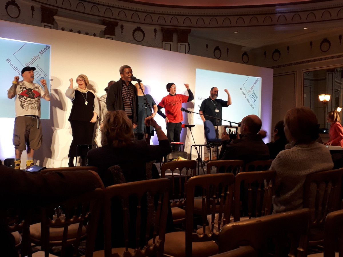 Great collaborated performance by the LMH drama group. We are all on a journey.... <a href="/BDCFT/">BDCFT NHS</a>  #healthyminds2019