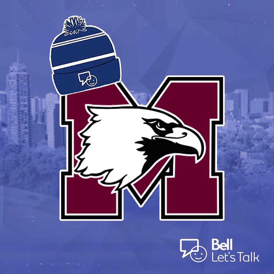 #BellLetsTalk day is here! Stay tuned to see how #MarauderNation is working together to become #OneTeamForMentalHealth! 👊🏼
You can participate by using #BellLetsTalk in your posts on social media. For every use, Bell will donate 5 cents to mental health initiatives! 🙌🏼