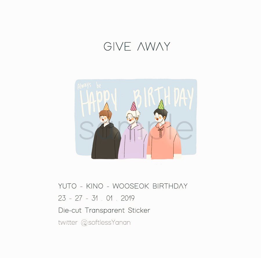 ananysseltofs's tweet photo. - GIVE AWAY -
💜 วันเกิดมักเน่ไลน์เพนๆ
• แจกสติกเกอร์ใสไดคัท 3 รางวัล+ของเล่นอะไรเอ่ย
• รีทวิตอย่างเดียว🔥
• แจก 02/02
🐺🐱🐶💕

#PENTAGON #YUTO #KINO #WOOSEOK https://t.co/59f9tFqaeZ