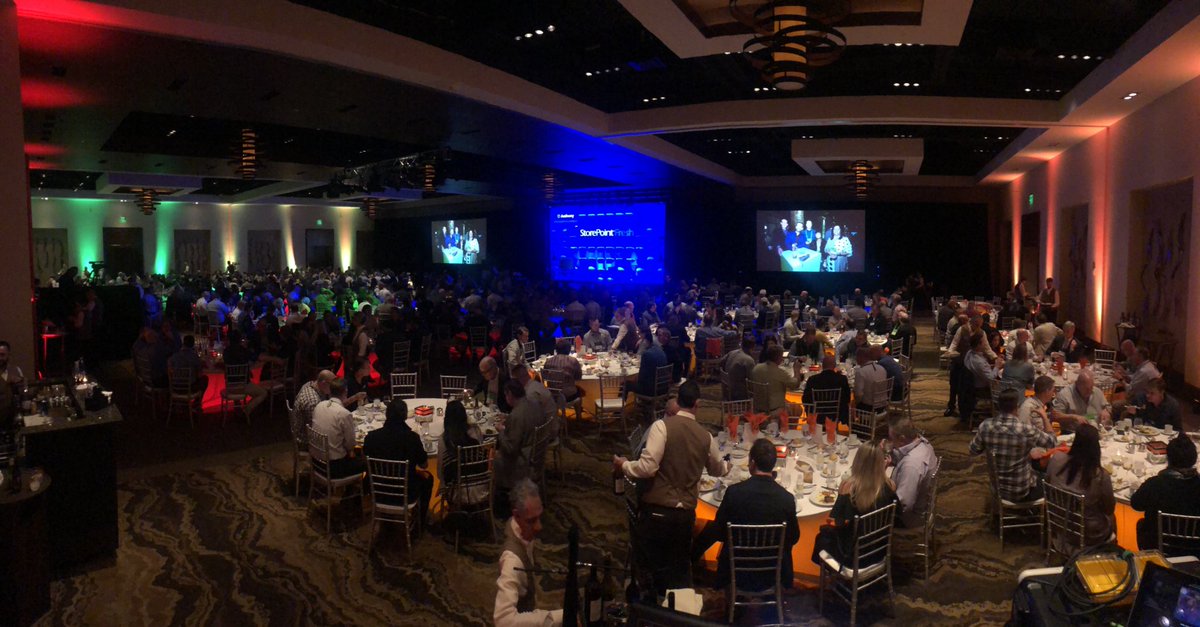 SPFreshEvent's tweet image. Closing dinner was a blast! #SPFresh19