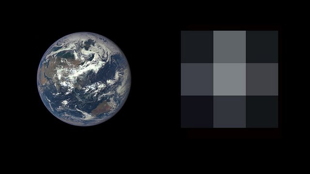 QuoRevista's tweet photo. Lo que sabríamos de la Tierra si ocupase solo un píxel.
Un equipo de astrónomos utiliza las imágenes vía satélite para estudiar nuestro planeta como si estuviera a la misma distancia que los exoplanetas.
Con @aberron, en @fogonazos.
https://t.co/6odGJh87Qi | #QuoBlogs https://t.co/PDGfd6V2W6