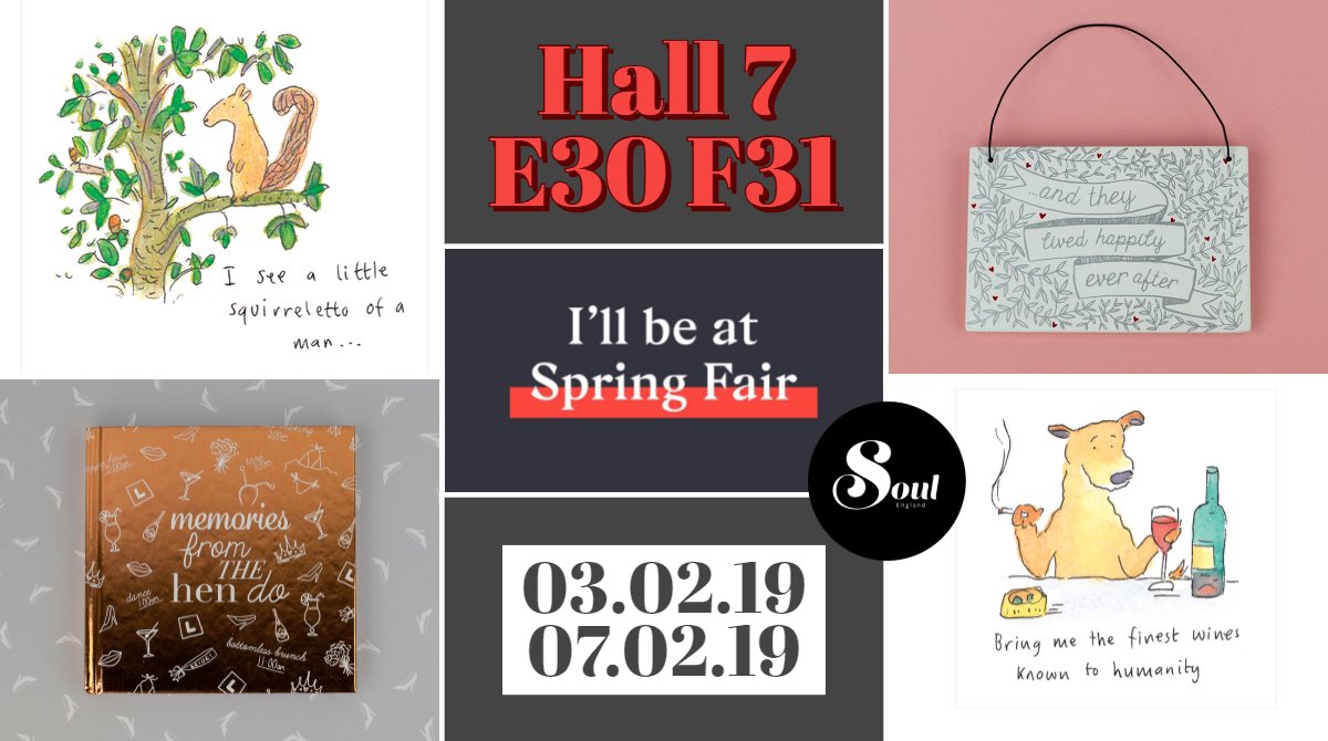 Come and say hey at #SpringFair ☺️!