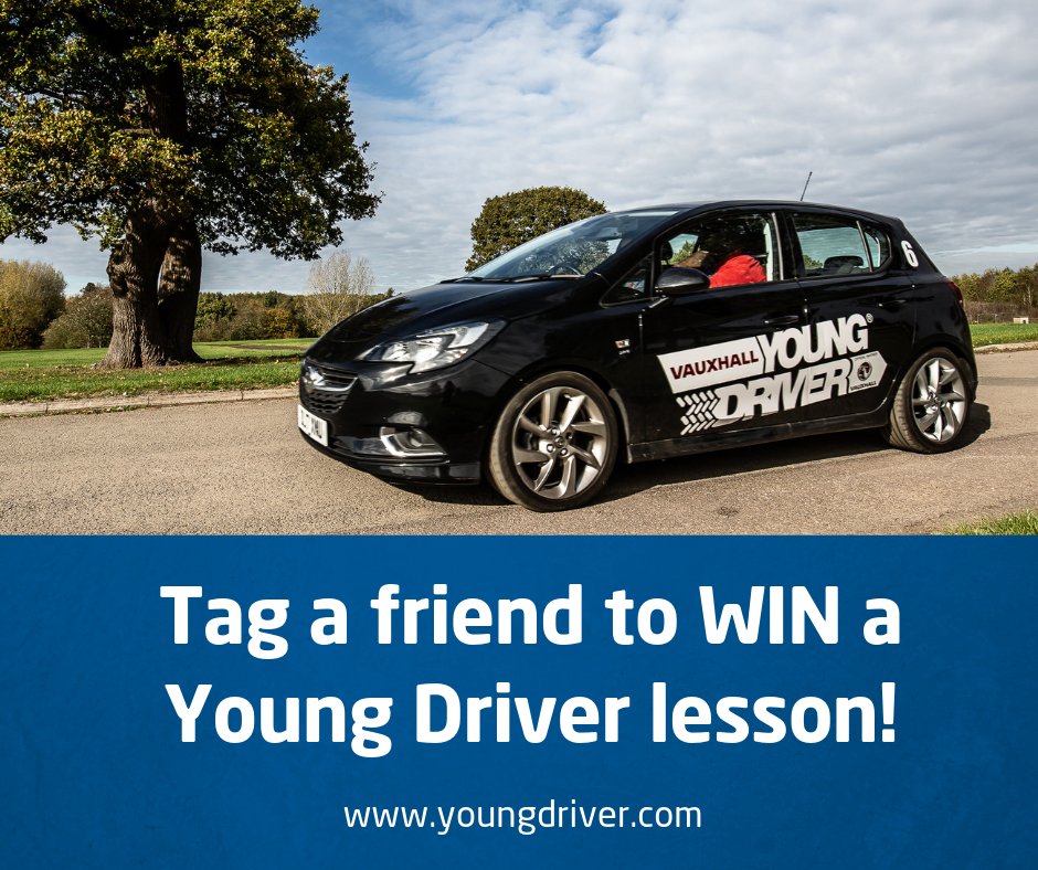 youngdriver's tweet photo. #Win a Young Driver lesson! For a chance to win a 30 minute driving lesson, tag a friend below! The driving lesson for 10-17 year olds can be booked at any of our 60 venues! πTs & Cs below.
#competition #youngdriver #under17driving https://t.co/hLV2M3KrUw