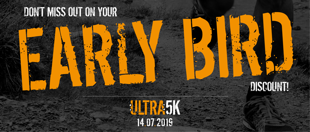 Ultra5K's tweet photo. The Early Bird discount for your entry into Ultra:5k 2019 runs out on January 31st, grab your place before the price increase!

https://t.co/zuGuJALQKL #areyouuptothechallenge #ultra5k https://t.co/xTPdepncW6