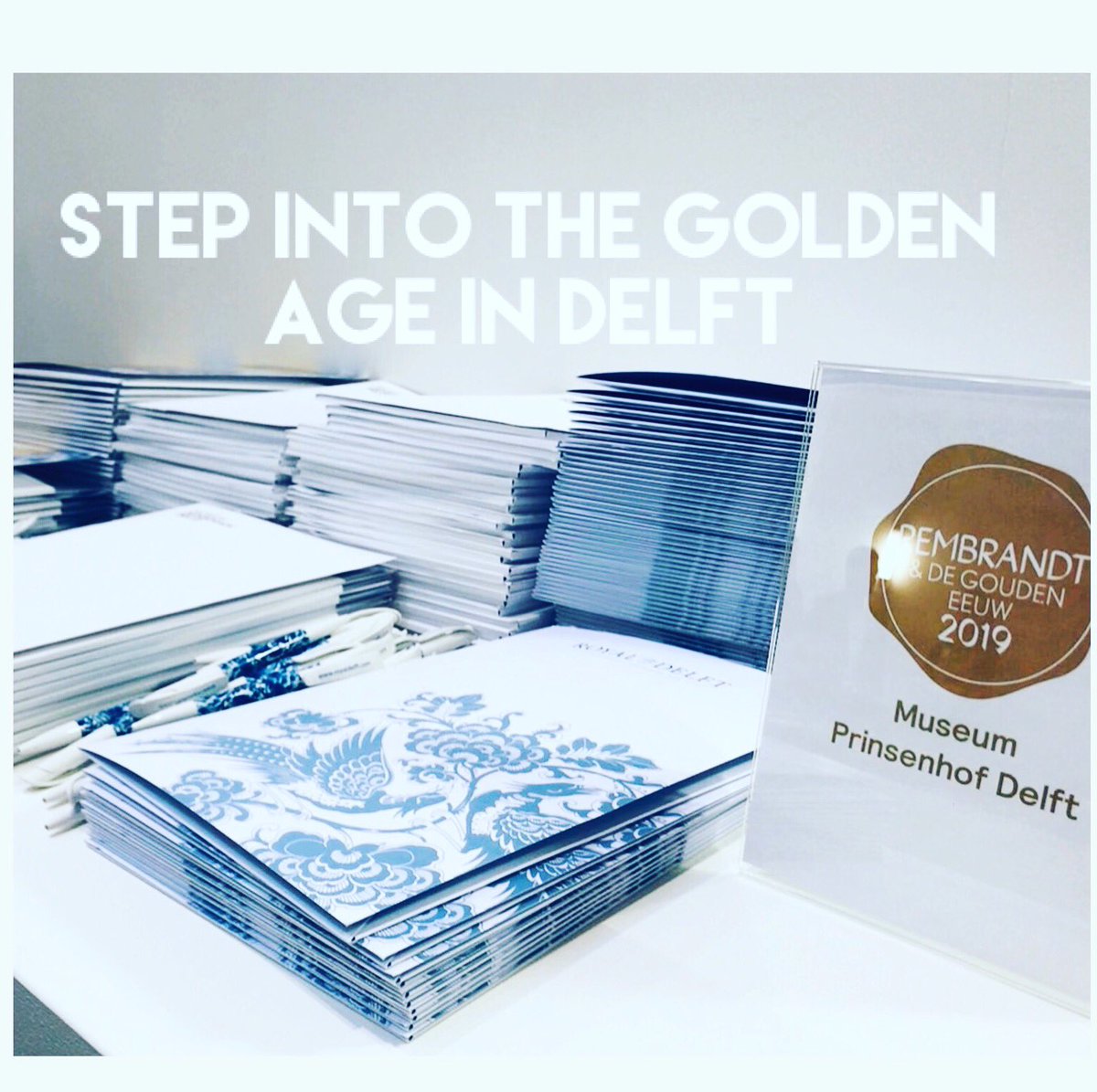 Ditte01's tweet image. Start themajaar #rembrandt2019. Ook #delft viert mee met #gloriousdelftblue en #pieterdehooch