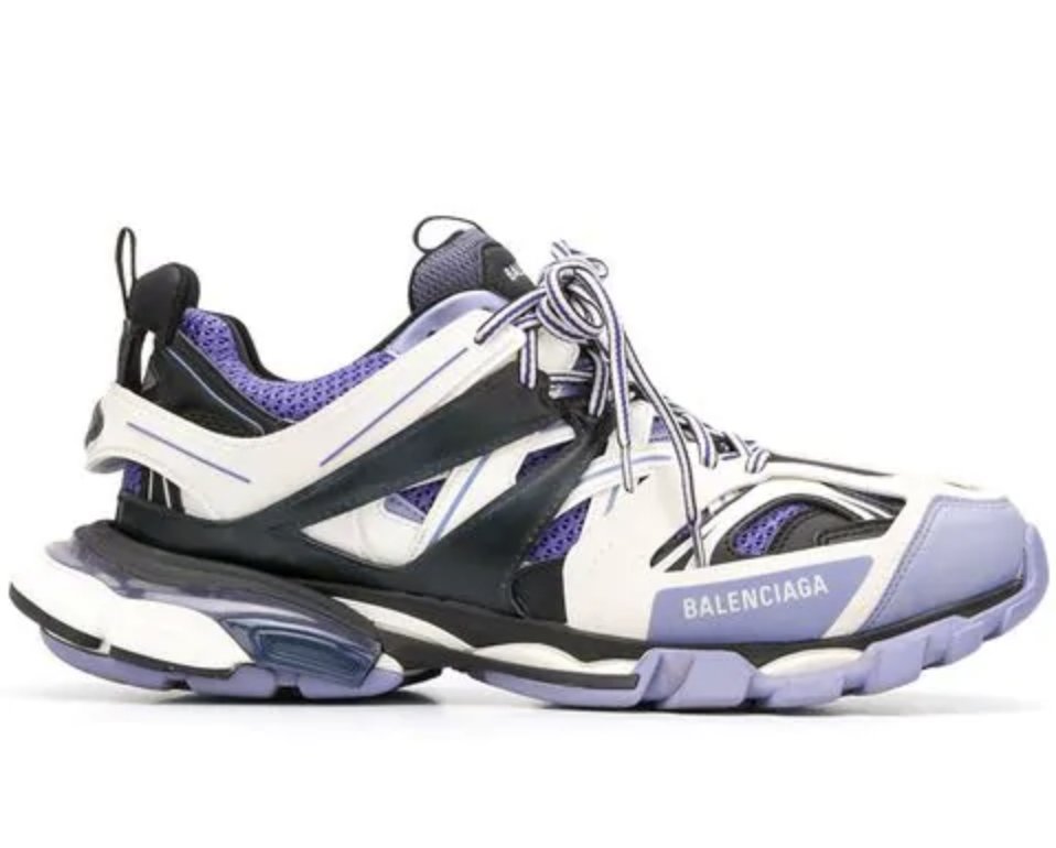 basket balenciaga homme violet