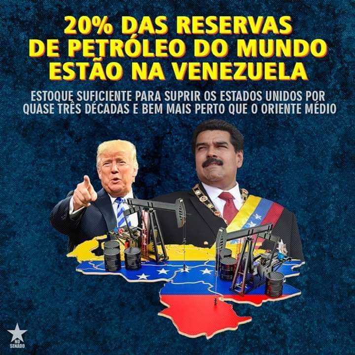Resultado de imagem para Trump quer roubar o petrÃ³leo venezuelano
