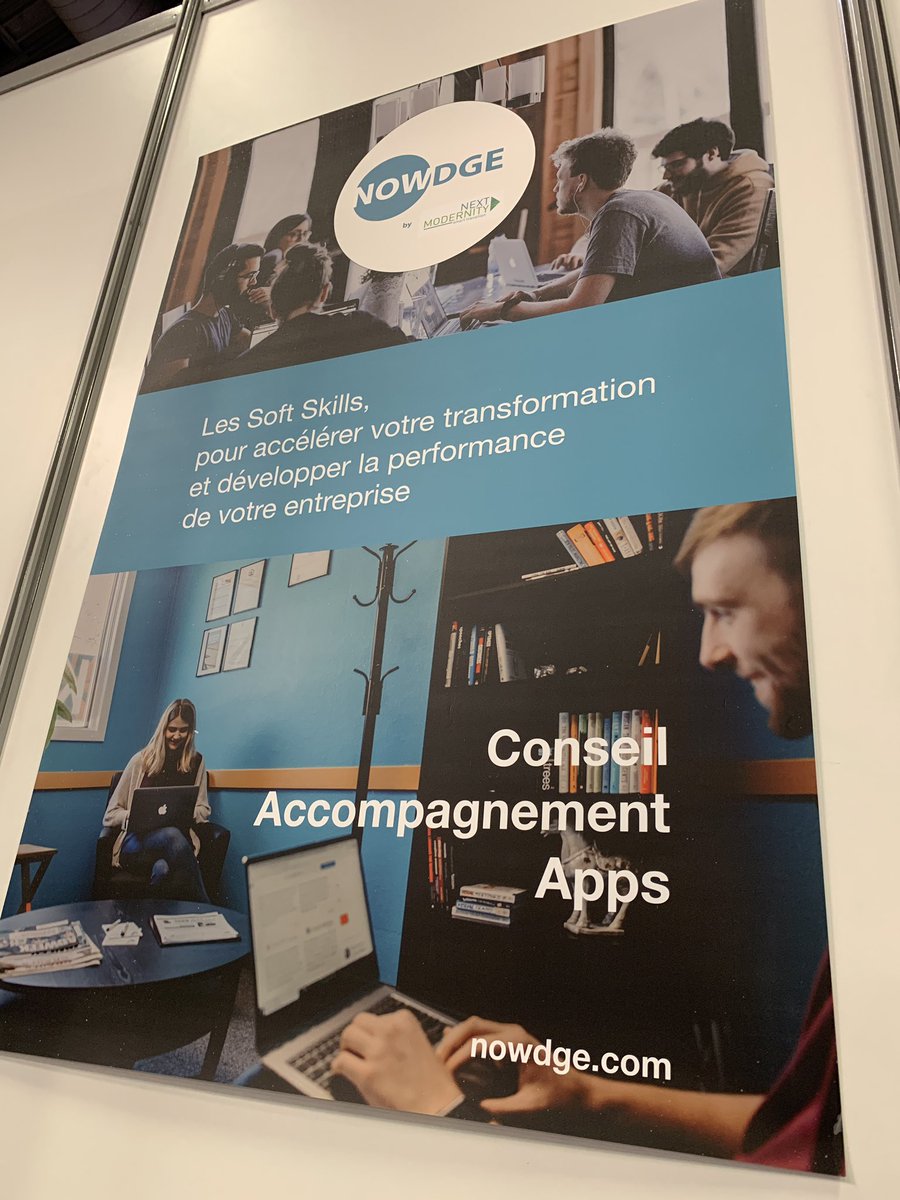 Les #softskills pour accélérer votre #transfo et développer votre #performance c’est sur notre stand (A10) au @LT19France #LT2019 avec #nowdge by #nextmodernity