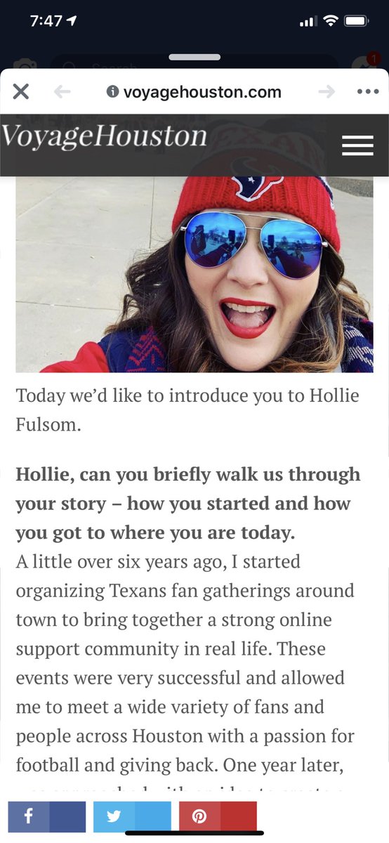 TexasHollie's tweet photo. Thank you @VoyageHouston for the fun Q&A!
https://t.co/F4IytwJoBs https://t.co/0DlUo7W04R