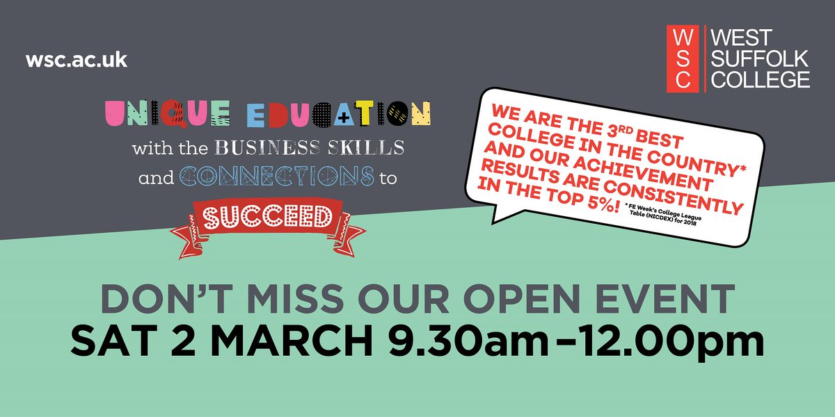 West Suffolk College 🏳️🌈 tweet media